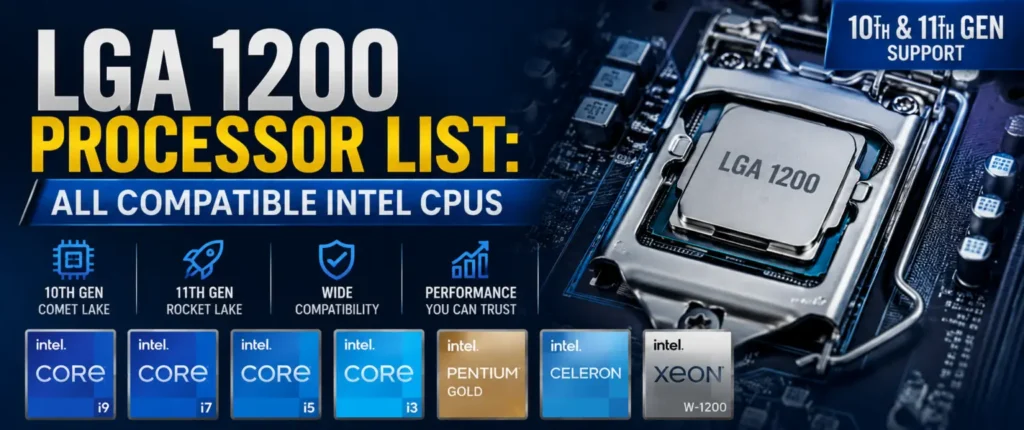 lga 1151 processor list