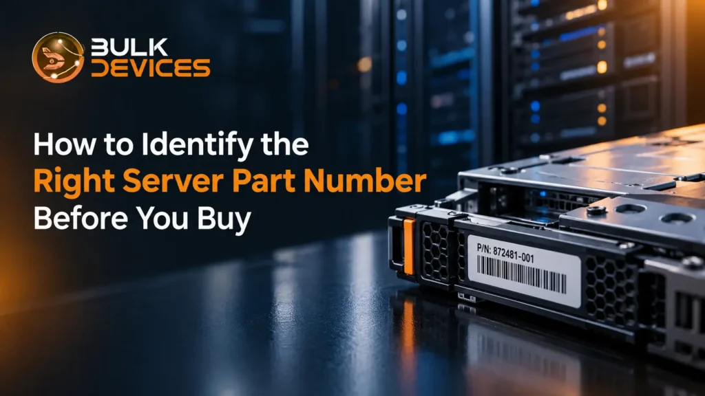 Server part number guide for identifying the right server hardware