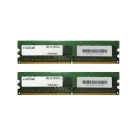 CT508543 - Crucial 4GB Kit (2 X 2GB) DDR2-667MHz PC2-5300 CL5 240-Pin DIMM Memory