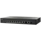SF302-08MPPK9NA-RF - Cisco 8-Ports PoE+ 10/100Base-T Switch