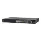 SF550X-24MP-K9-NA - Cisco 24-Ports PoE+ 10/100Base-T + 4 x SFP-PortsSwitch