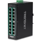 TI-PG160 - TRENDnet Industrial Gigabit 16-Ports 10BASE-T PoE+ Switch