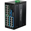 TI-PG262 - TRENDnet 24-Ports 1000BASE-T PoE+ DIN Switch