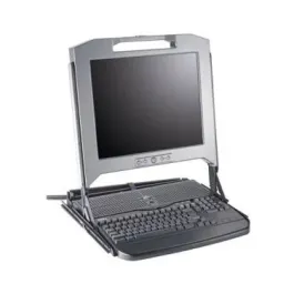 0FY452 - Dell 1U KMM 17-inch LCD Rackmount Monitor Server Rack Console with Touchpad and Keyboard