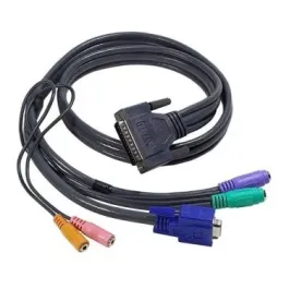 AF613A - HP 6ft 1 x 4 KVM USB Console Cable for ProLiant DL370 / DL585 / ML110 G6
