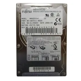 MHH2032AT - Fujitsu 3.2GB 4200RPM ATA-33 2.5-inch Hard Drive