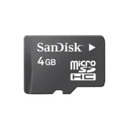 SD-04G - SanDisk 4GB Class 4 microSDHC Flash Memory Card