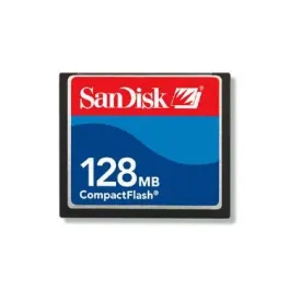 SDCFB-128-A10 - SanDisk 128MB CompactFlash Memory Card for Digital Cameras and PDAs