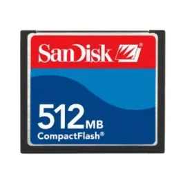 SDCFB-512-202 - SanDisk 512MB CompactFlash (CF) Memory Card