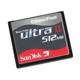 SDCFH-512 - SanDisk 512MB Ultra II CompactFlash (CF) Memory Card