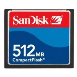 SDCFJ-512-388 - SanDisk 512MB CompactFlash (CF) Memory Card for Digital Camera s and PDA s