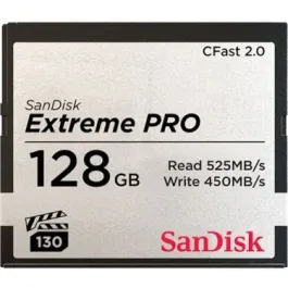 SDCFSP-128G-A46D - SanDisk Extreme PRO 128GB CFast 2.0 Flash Memory Card