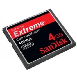 SDCFX-004G-X46 - SanDisk 4GB Extreme UDMA 40MB/s CompactFlash (CF) Memory Card