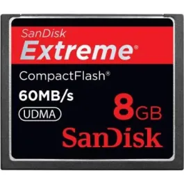 SDCFX-008G-A61-A1 - SanDisk Extreme 8GB CompactFlash (CF) Memory Card