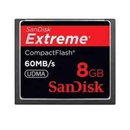 SDCFX-008G-E6 - SanDisk Extreme 8GB 400x CompactFlash (CF) Memory Card