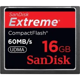 SDCFX-016G-E61 - SanDisk Extreme 16GB CompactFlash (CF) Memory Card
