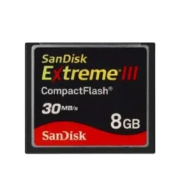 SDCFX3-8192-388 - SanDisk Extreme III 8GB CompactFlash (CF) Memory Card