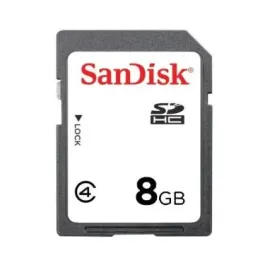 SDSDAA-008G - SanDisk 8GB Class 4 Secure Digital High Capacity (SDHC) Flash Memory Card