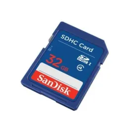 SDSDB-032G-A46 - SanDisk 32GB Class 4 Secure Digital High Capacity (SDHC) Flash Memory Card