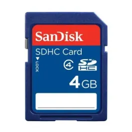 SDSDB004GAFFP - SanDisk 4GB Class 4 SDHC Flash Memory Card