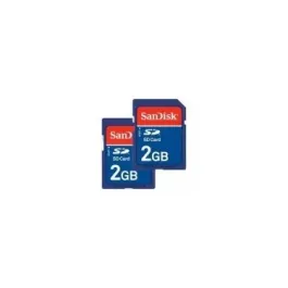 SDSDB2-002G-B35 - SanDisk 2GB Class 2 Secure Digital (SD) Flash Memory Card (2-Pack)