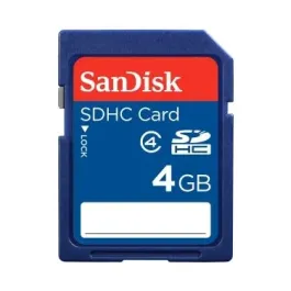 SDSDB2L-004G-B35 - SanDisk 4GB Class 4 Secure Digital High Capacity (SDHC) Flash Memory Card