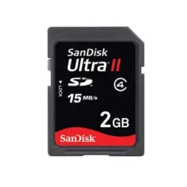 SDSDH-002G-U46 - SanDisk Ultra II 2GB Class 4 Secure Digital (SD) Flash Memory Card