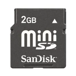SDSDM-2048-A10M - SanDisk 2GB Mini Secure Digital Memory Card