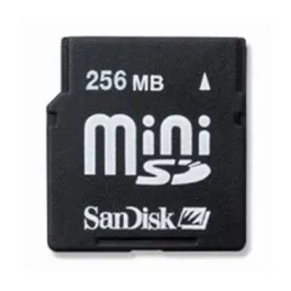 SDSDM-256 - SanDisk Mini SD 256MB Secure Digital Memory Card