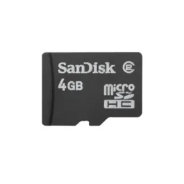 SDSDQ-004G-A14F - SanDisk 4GB Class 2 microSDHC Flash Memory Card