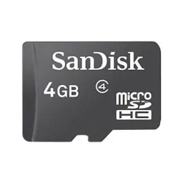 SDSDQ-004G-A46 - SanDisk 4GB Class 4 microSDHC Flash Memory Card