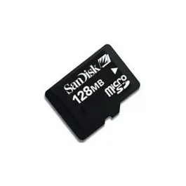 SDSDQ-128 - SanDisk 128MB microSD Flash Memory Card