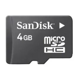 SDSDQ-4096-K-ND - SanDisk 4GB Class 4 microSDHC Flash Memory Card