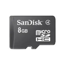SDSDQ-8192-K - SanDisk 8GB Class 4 microSDHC Flash Memory Card