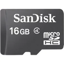 SDSDQM-016G-B35S - SanDisk 16GB Class 4 microSDHC Flash Memory Card