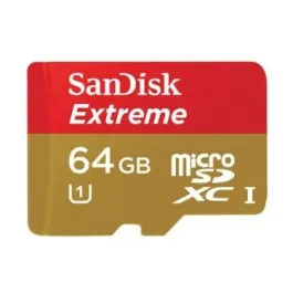 SDSDQXL064GA46 - SanDisk Extreme 64GB Class 10 microSDXC UHS-I Flash Memory Card
