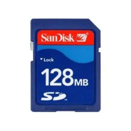 SDSDS-128 - SanDisk 128MB Secure Digital (SD) Flash Memory Card