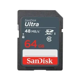 SDSDUNB-064G-GN3IN - SanDisk Ultra 64GB Class 10 SDHC UHS-I Flash Memory Card