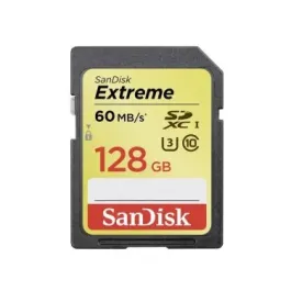 SDSDXNF-128G-ANC - SanDisk Extreme 128GB Class 10 SDXC UHS-I Flash Memory Card