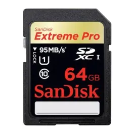 SDSDXPA-064G-C46 - SanDisk Extreme Pro 64GB Class 10 SDXC UHS-I Flash Memory Card