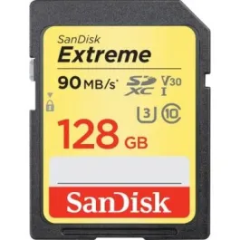 SDSDXVF-128G-ANCIN - SanDisk Extreme 128GB SDXC UHS-I Flash Memory Card