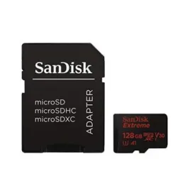 SDSQXAF-128G-GN6MA - SanDisk Extreme 128GB microSDXC UHS-I Flash Memory Card with Adapter