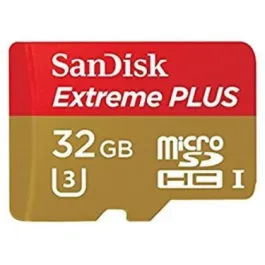 SDSQXSG-032G-GN6MA - SanDisk Extreme Plus 32GB Class 10 microSDHC UHS-I Flash Memory Card
