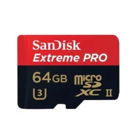 SDSQXXG-064G-GN6MA - SanDisk Extreme Pro 64GB microSDXC UHS-I Flash Memory Card