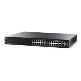 SF350-24P-K9-NA - Cisco 24-Ports PoE+ 10/100Base-TX + 2 x SFP Switch