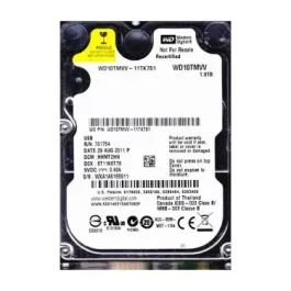 WD10TMVV-11TK7S1 - WD 1TB 5400RPM USB 2 2.5-inc Hard Drive