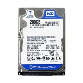 WD2000BEVT - WD Scorpio 200GB 5400RPM 2.5-inc Hard Drive