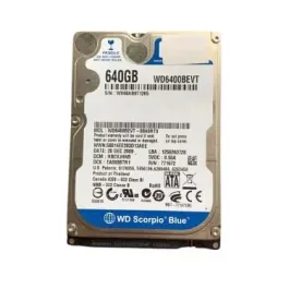 WD6400BEVT-00A0RT0 - WD 640GB 5400RPM 2.5-Inc Hard Drive