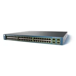 WS-C3560-48PS-S - Cisco 3560 48-Ports 10/100 PoE 4 SFP Switch