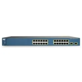 WS-C3560G-24PS-S - Cisco 24-Ports 10/100/1000 PoE + 4 SFP Switch